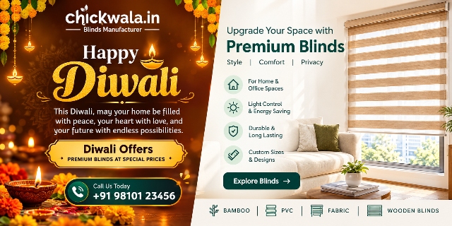 Diwali Home Decor - Window Blinds - Chick Wala