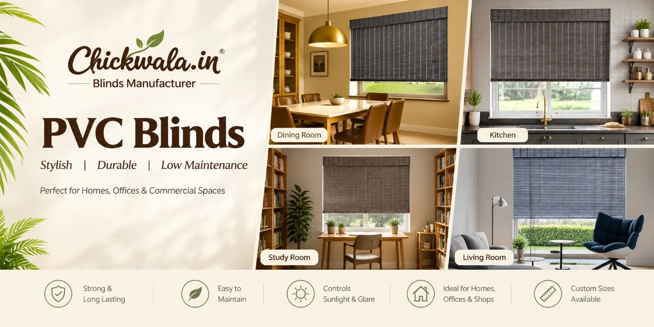 PVC Blinds for Stylish Interiors - chickwala