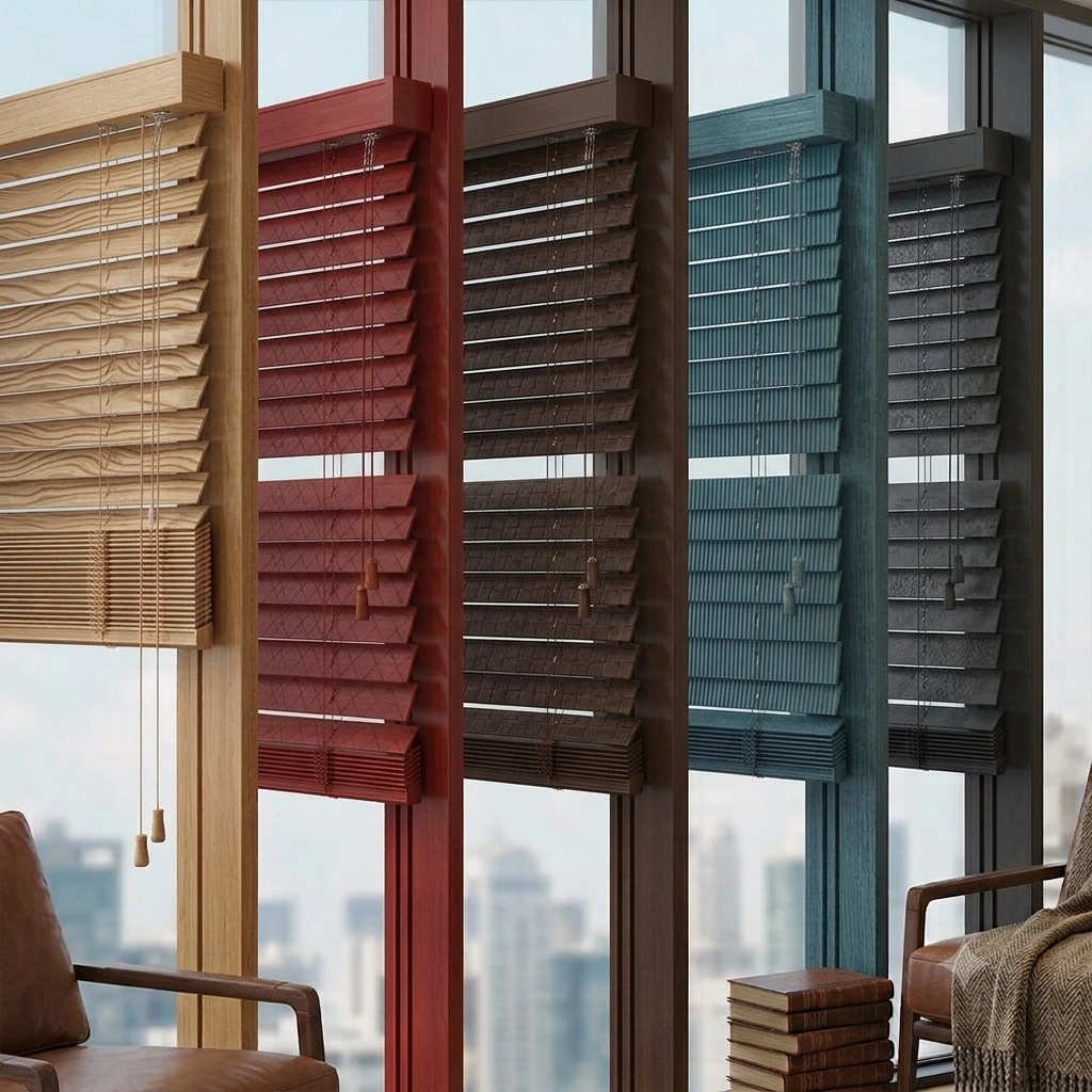 Real Wood - Wooden Venetian Blinds - chick wala
